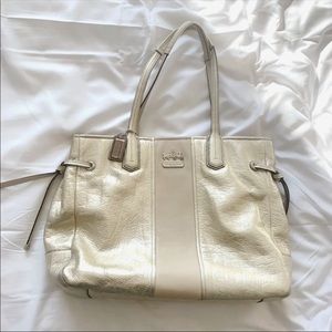 Chelsea Leather Stripe Charlie Bag - Coach